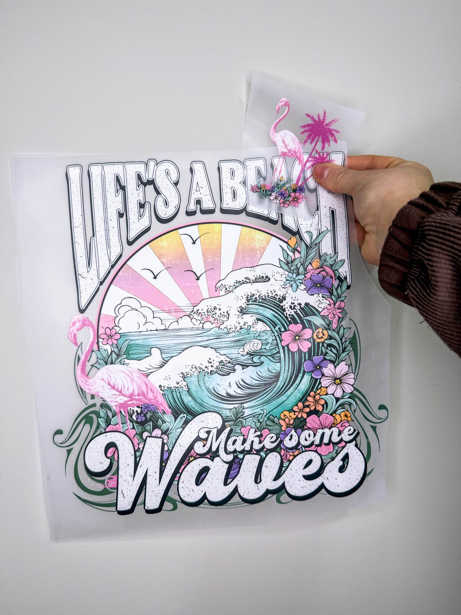Life's A Beach Make Some Waves-Create Your Own Apparel