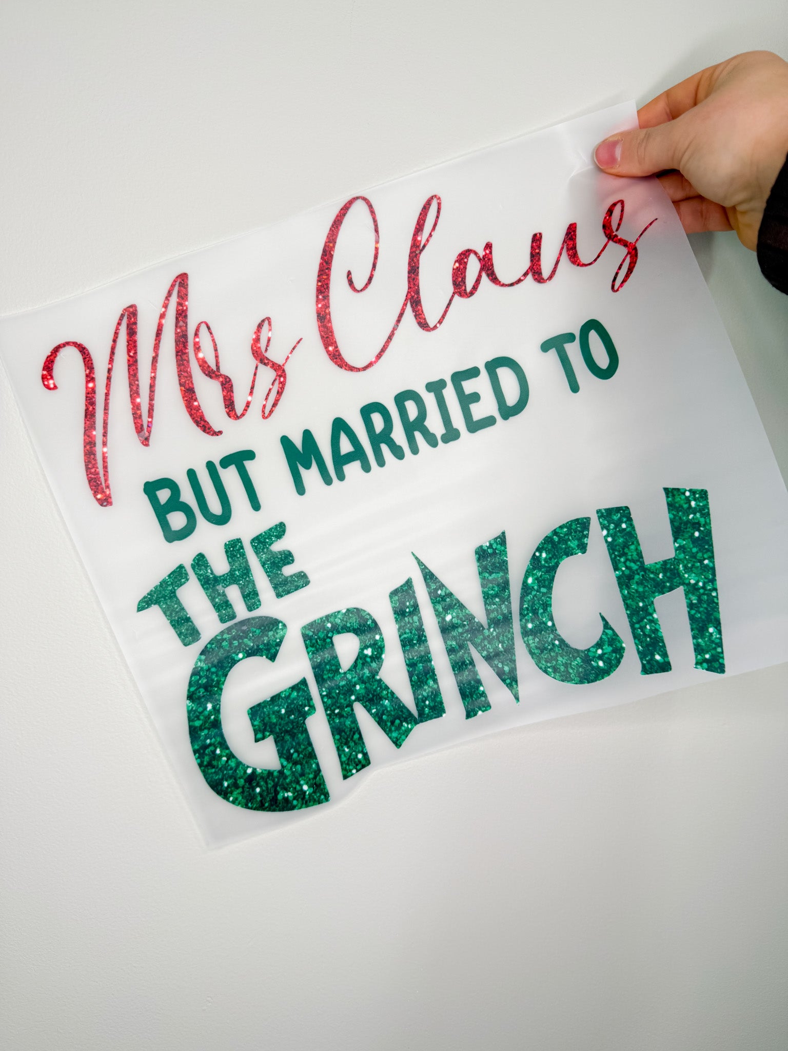 Mrs Claus But Married To The Grinch- Create Your Own Apparel