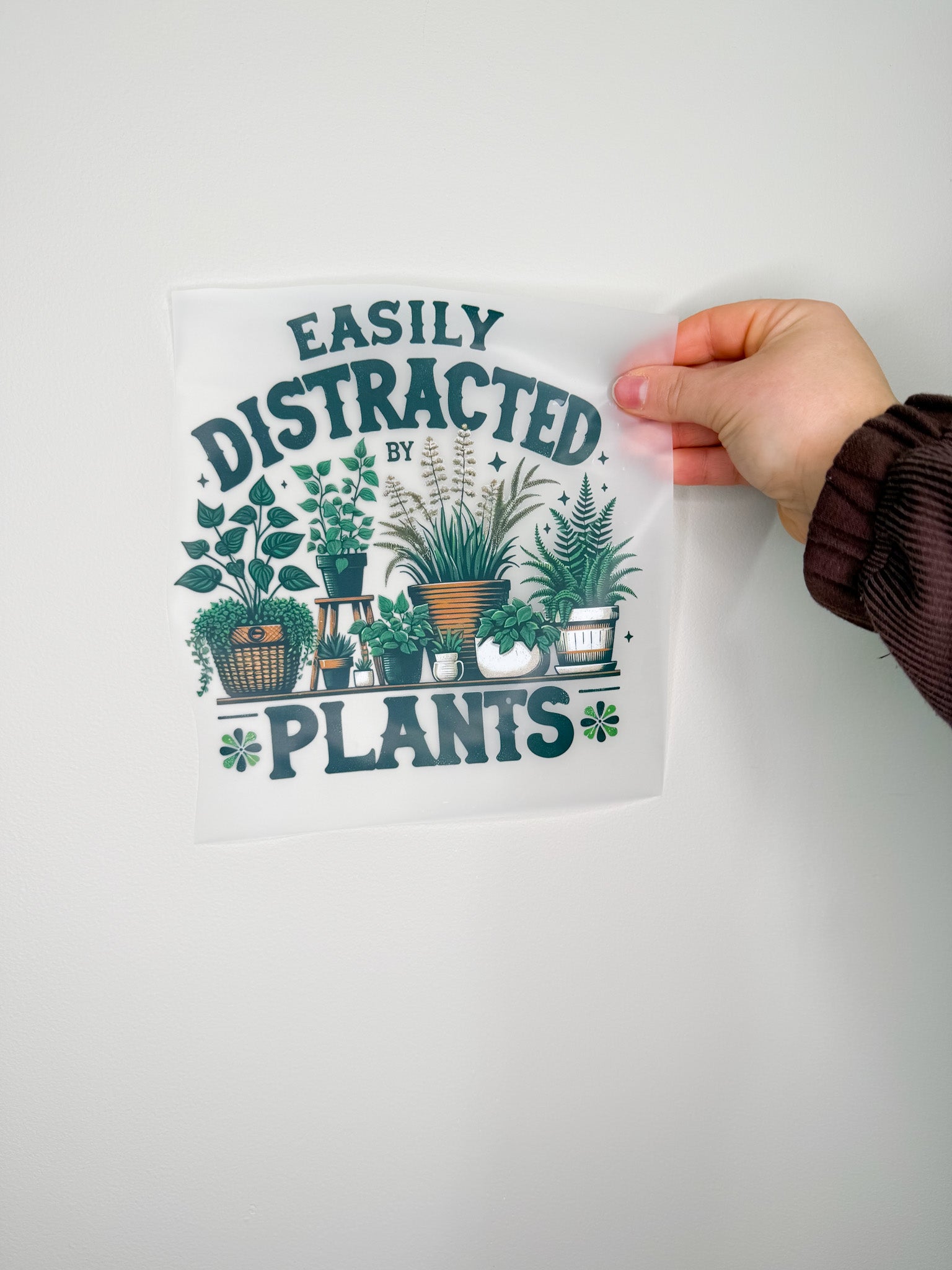 Easily Distracted By Plants TOTE BAG- Create Your Own Apparel