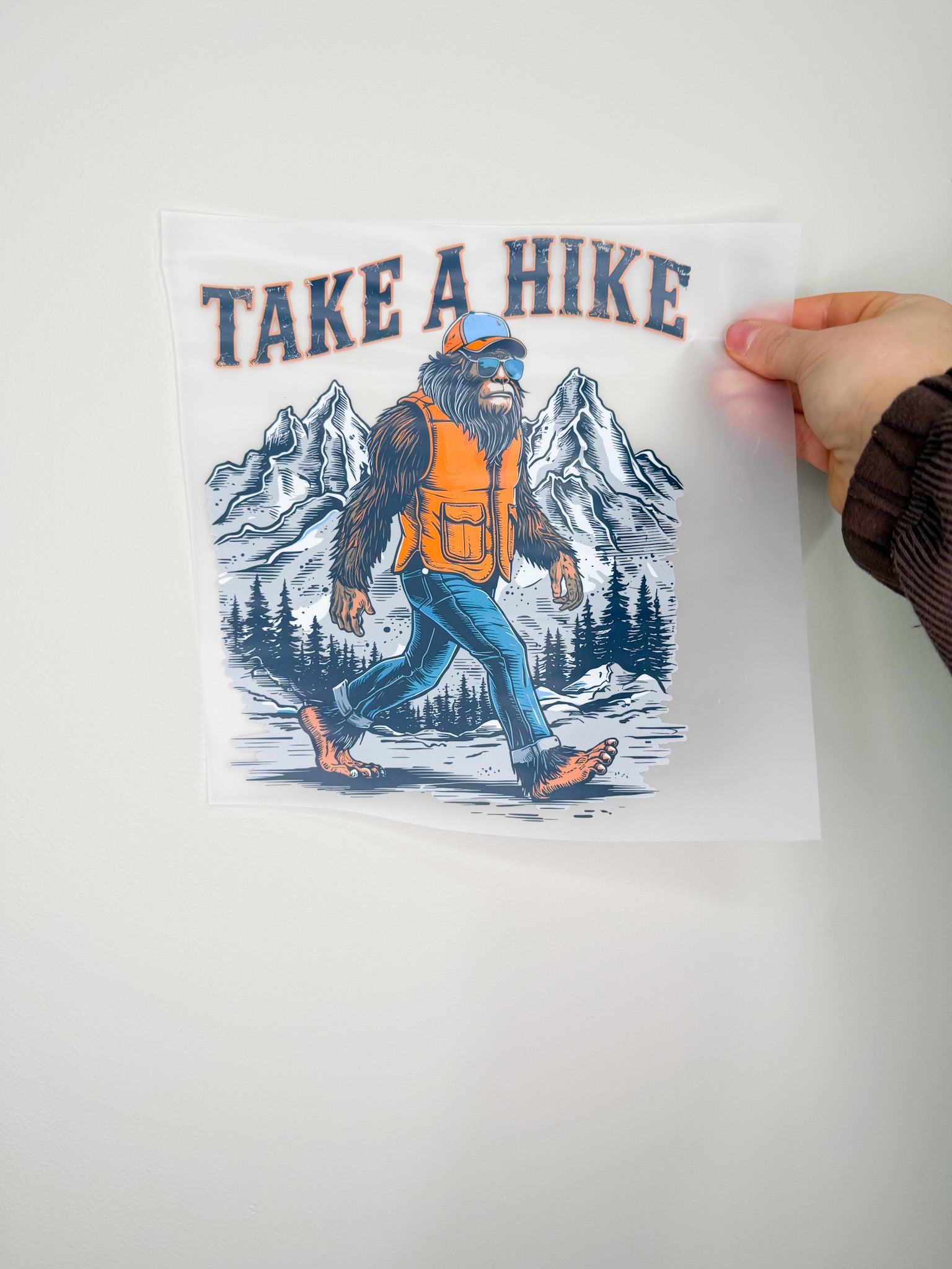 Take A Hike TOTE BAG- Create Your Own Apparel
