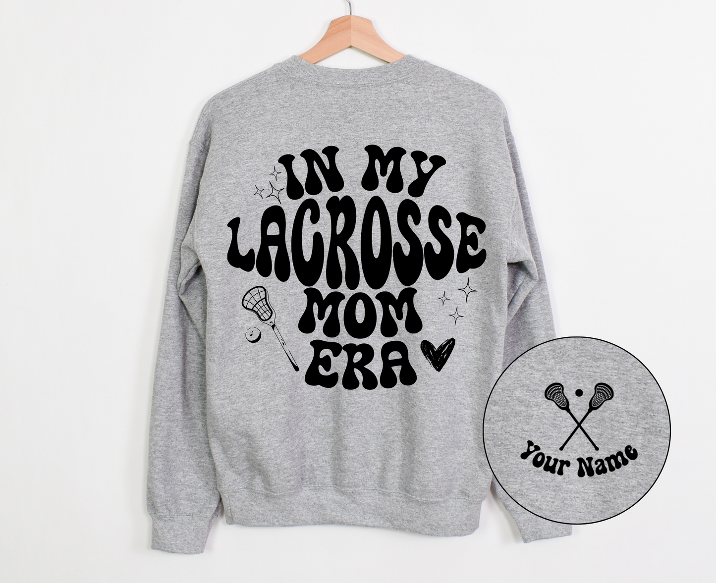 In My Lacrosse Mom Era Sweatshirt