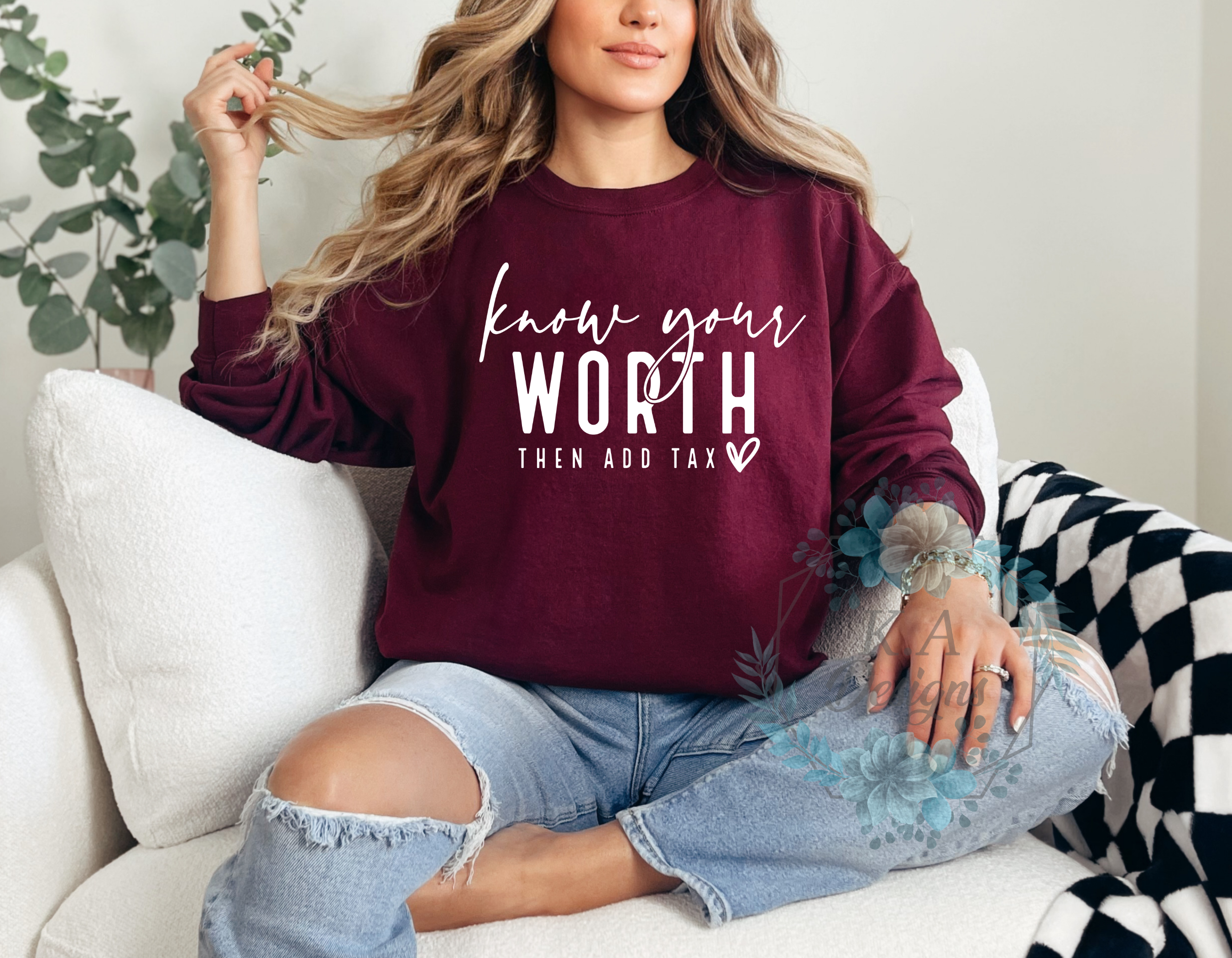 Know Your Worth Sweatshirt