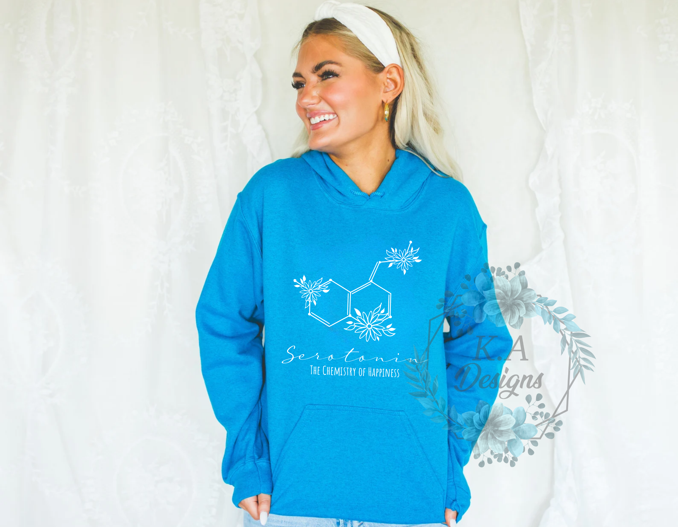 Serotonin The Chemistry Of Happiness Hoodie
