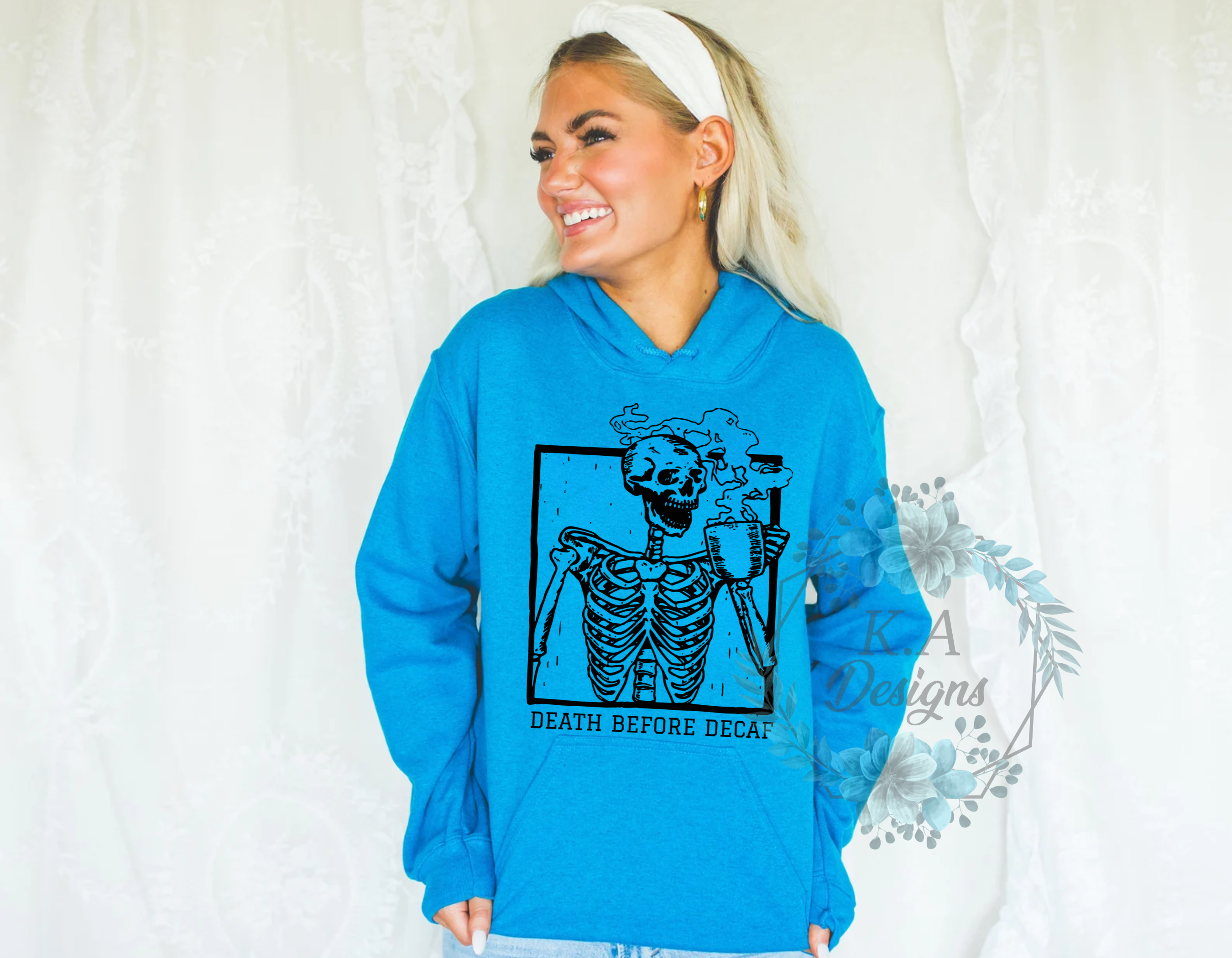 Death Before Decaf Hoodie