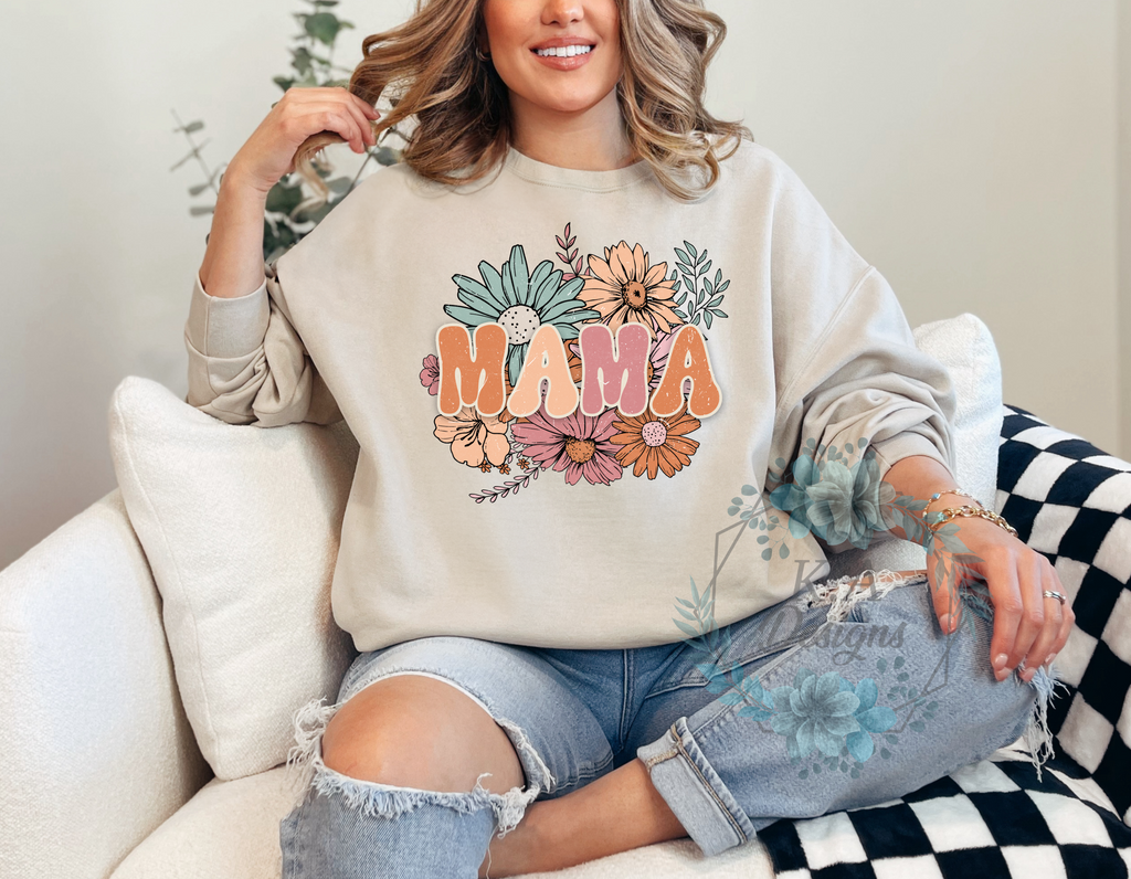Floral Mama Sweatshirt