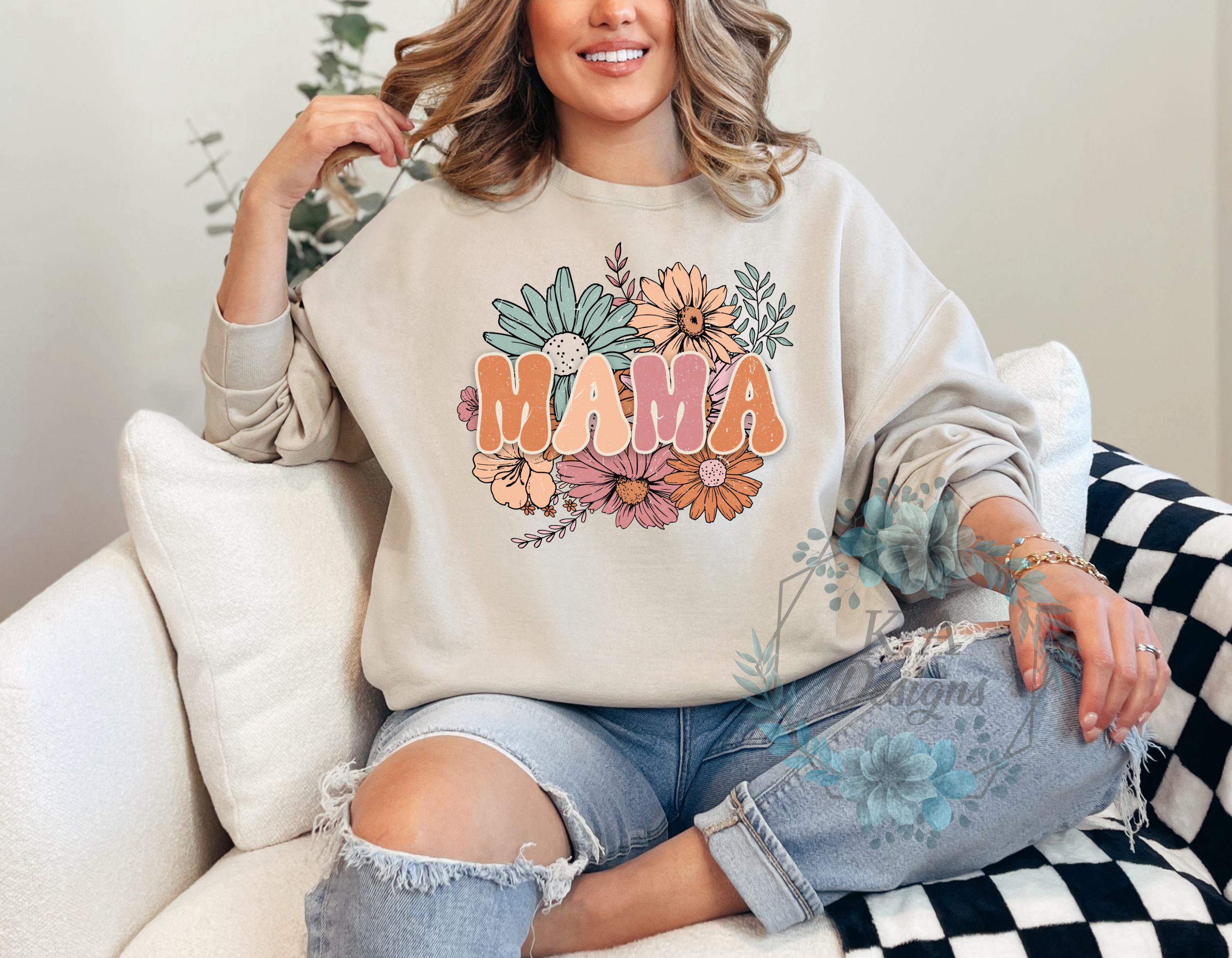 Floral Mama Sweatshirt