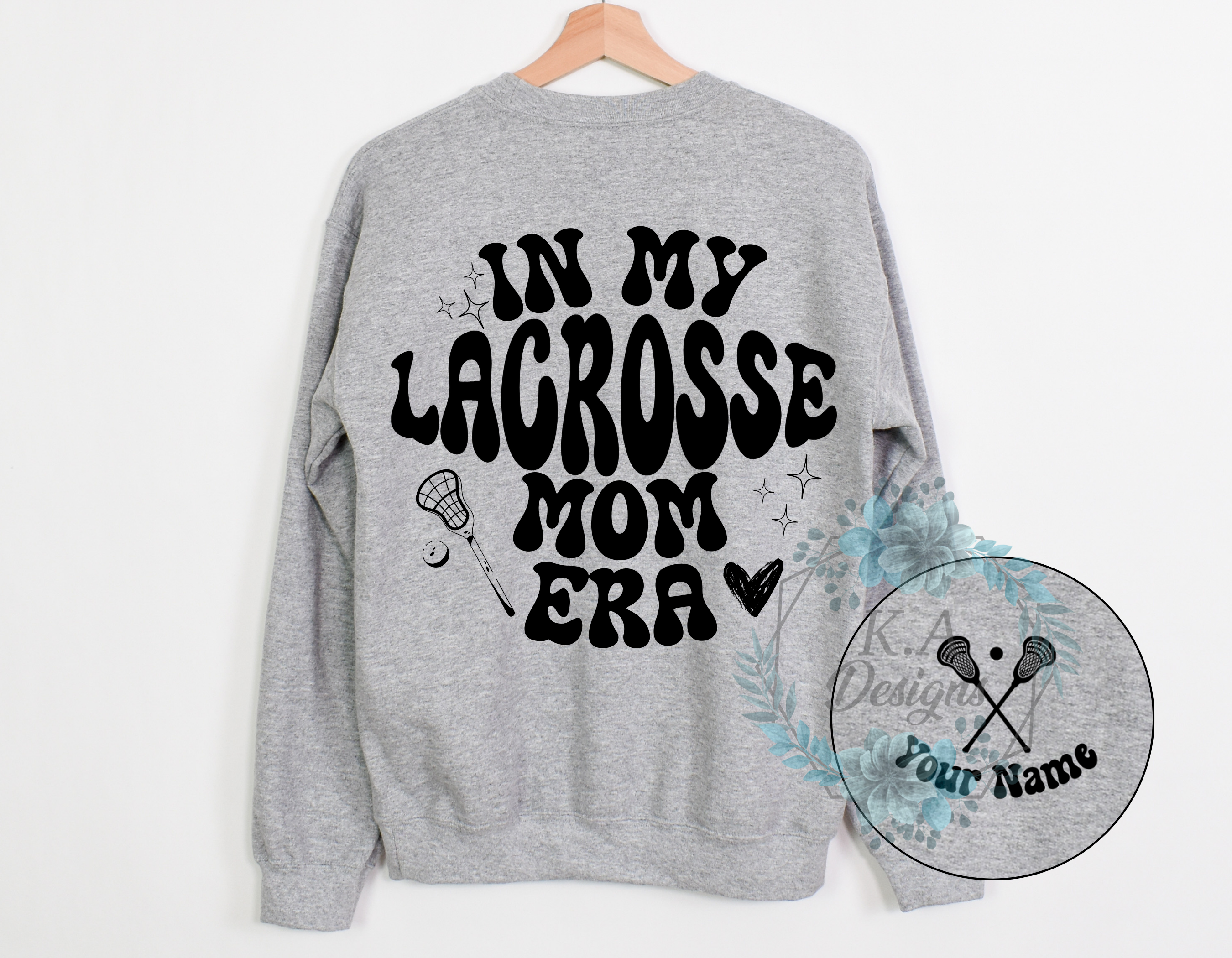 In My Lacrosse Mom Era Sweatshirt