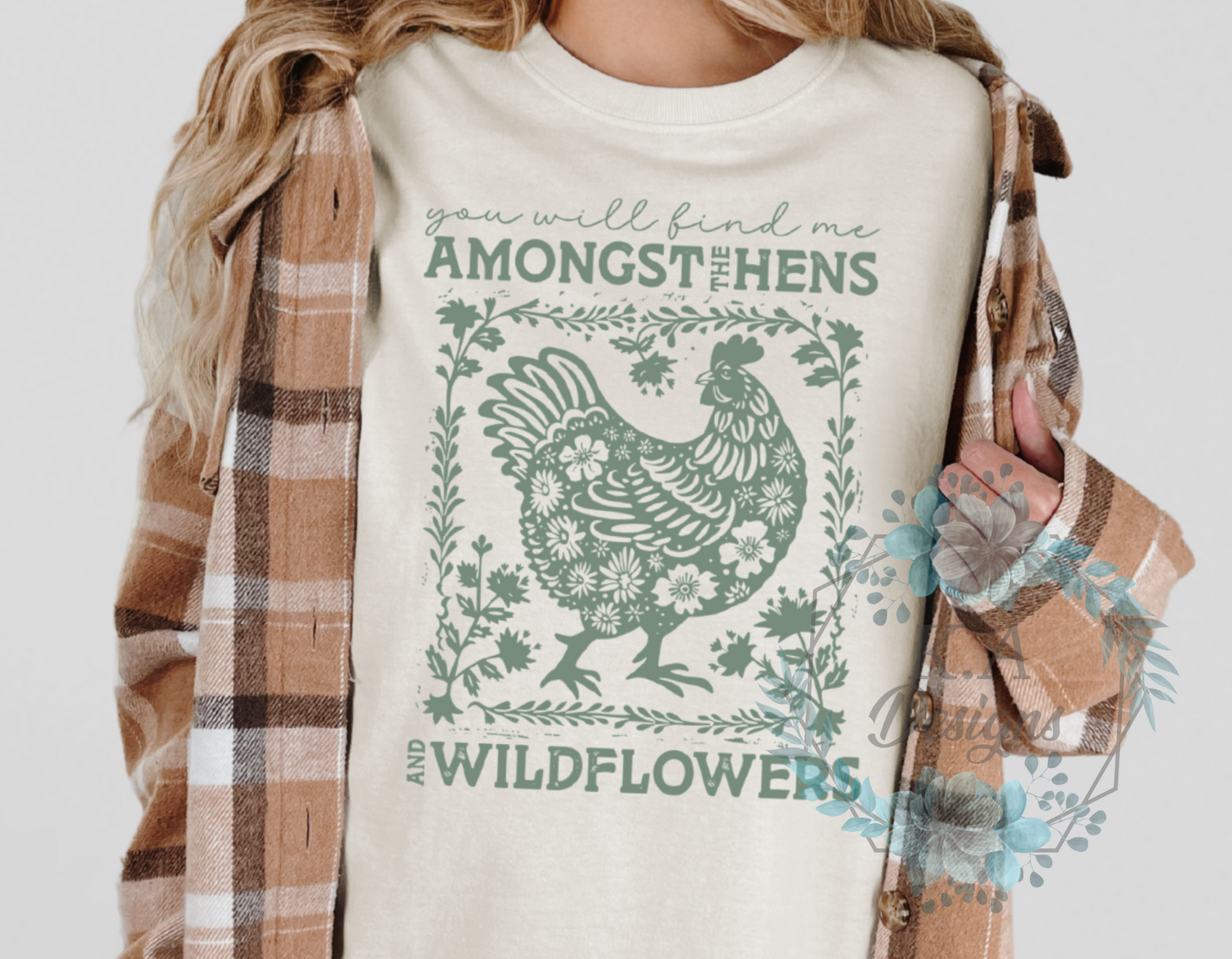 Hens & Wildflowers T-Shirt