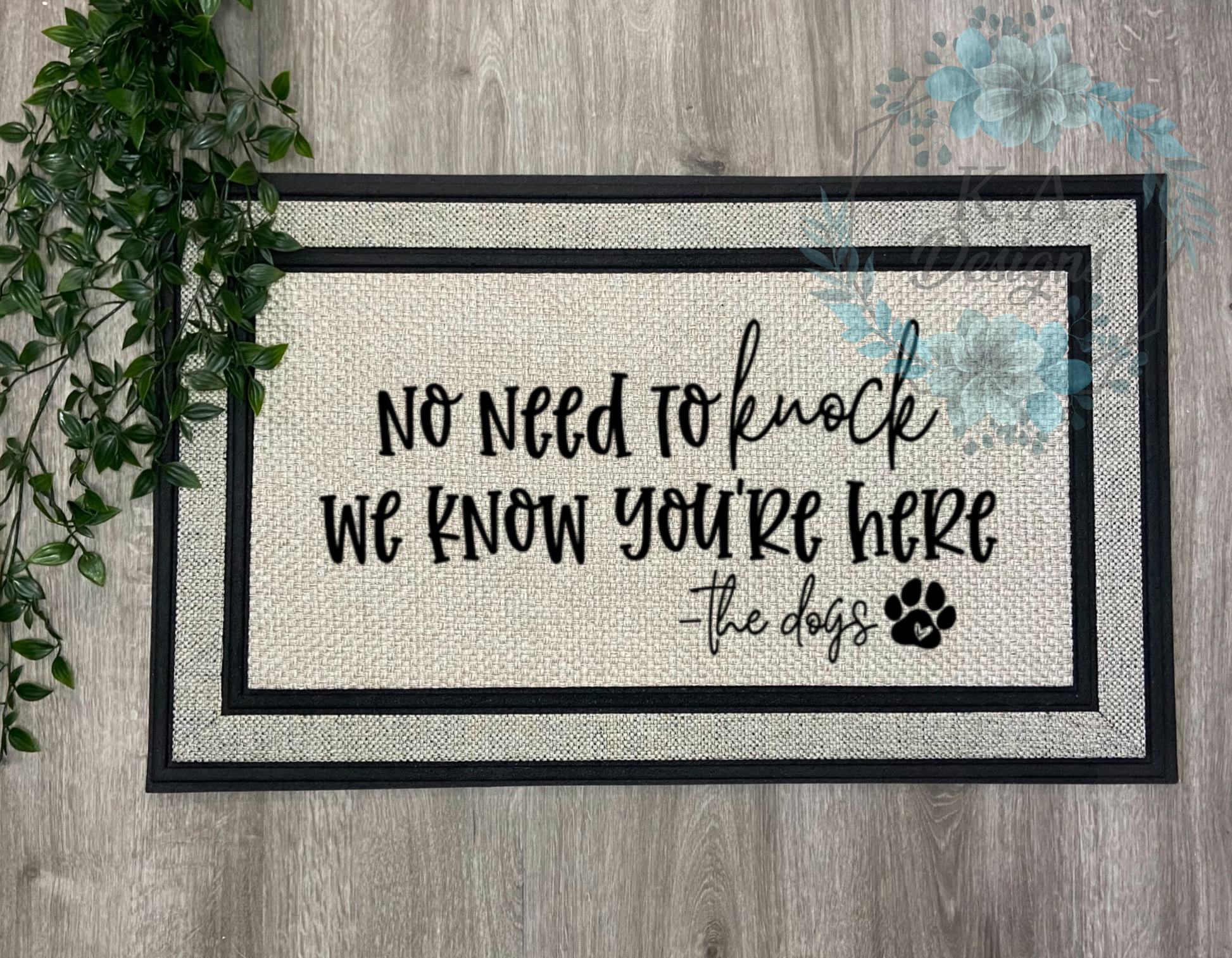 No Need To Knock Doormat