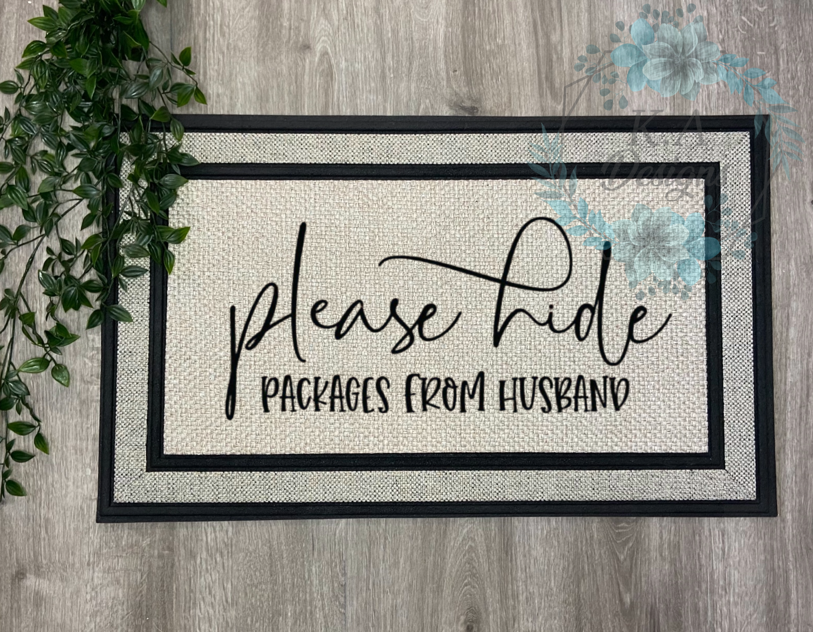Please Hide Packages From Husband Doormat
