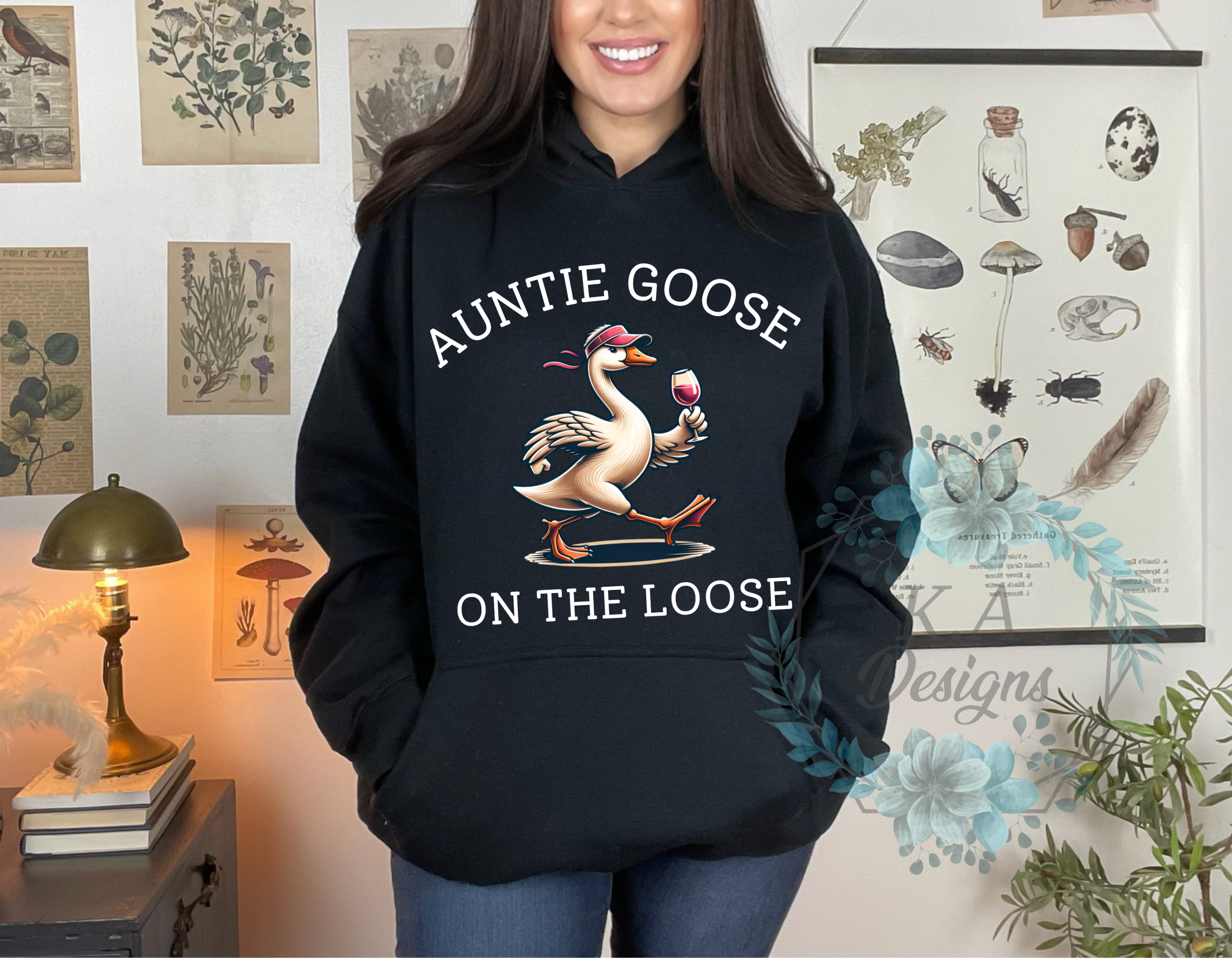 Auntie Goose One The Loose Hoodie
