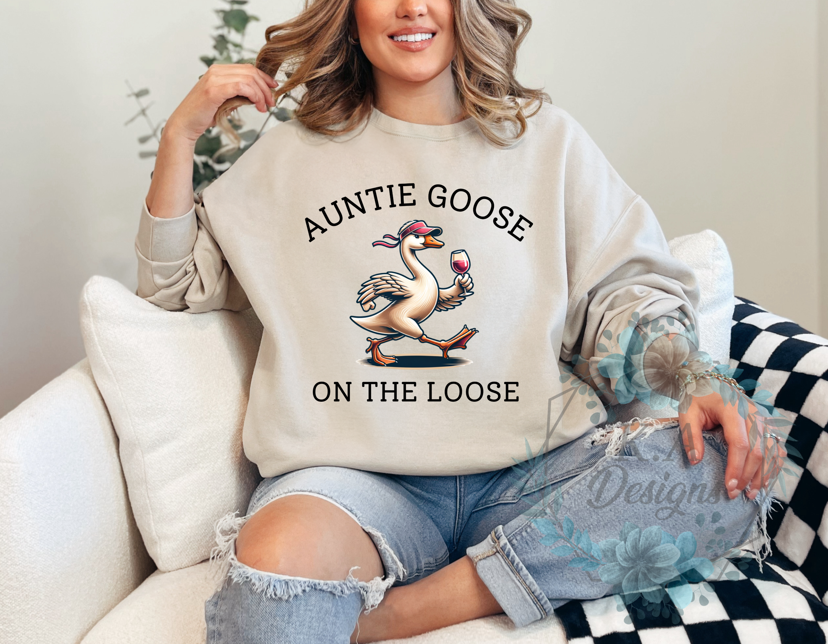 Auntie Goose On The Loose Sweatshirt