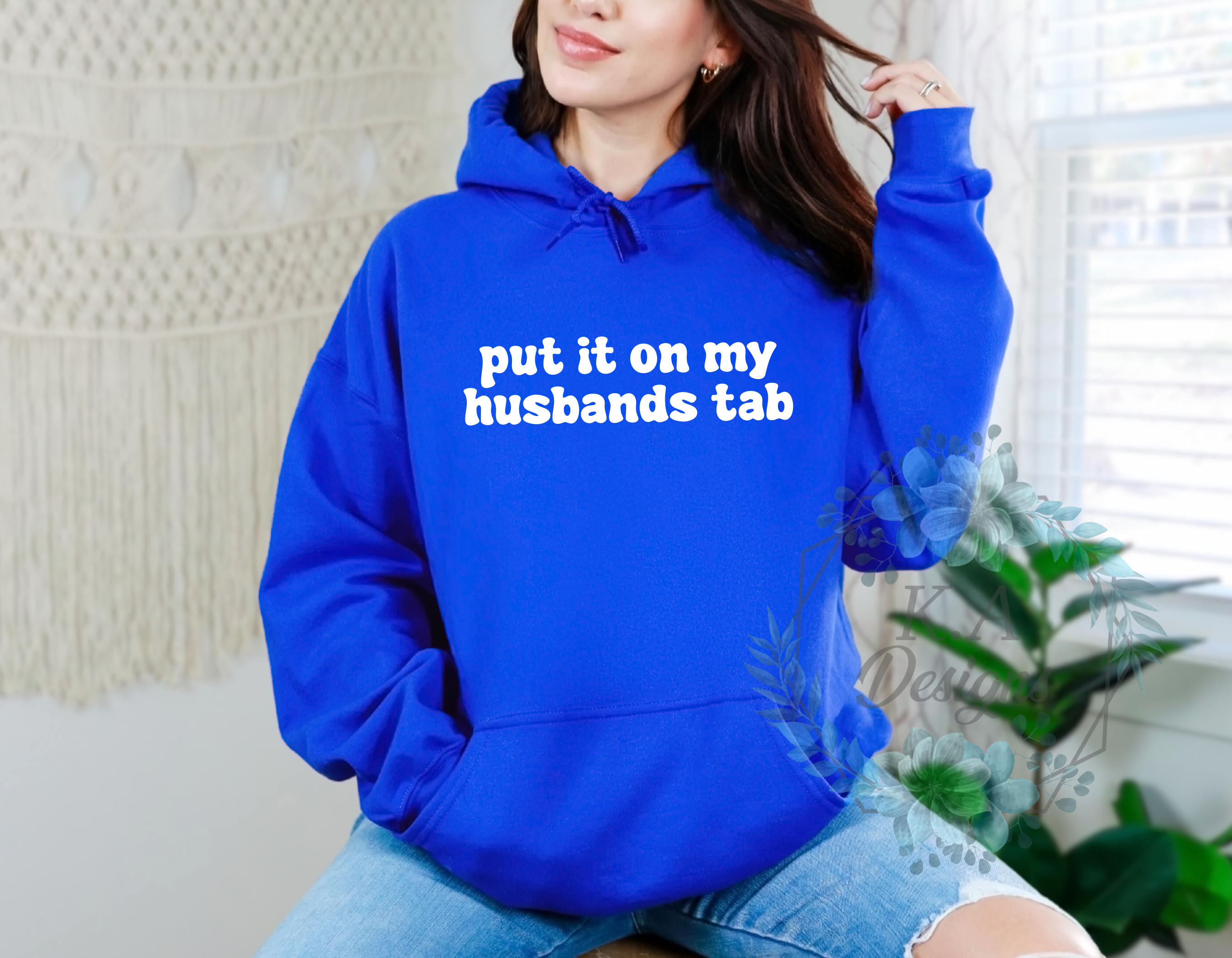 Put It On My Husband's Tab Hoodie