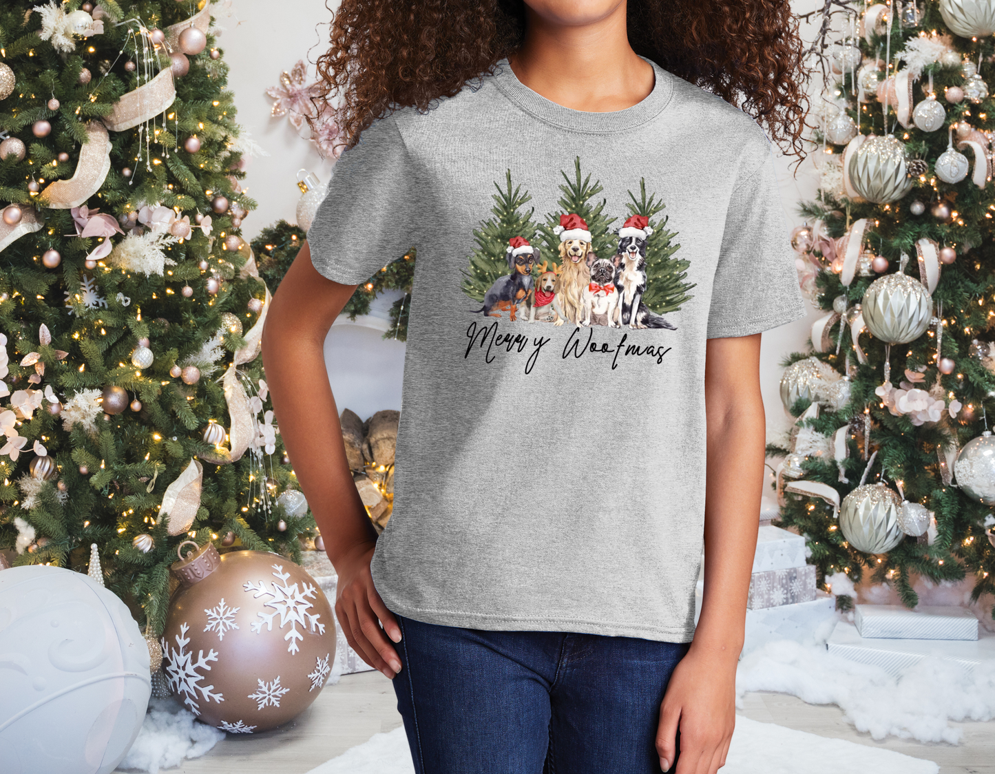 Merry Woofmas Youth T-Shirt