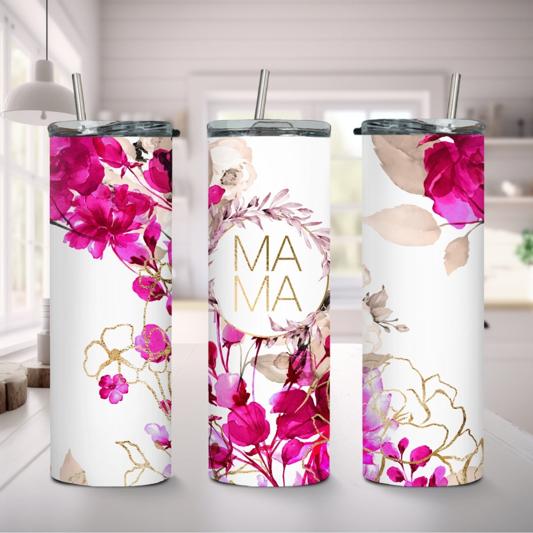 Floral Mama Tumbler