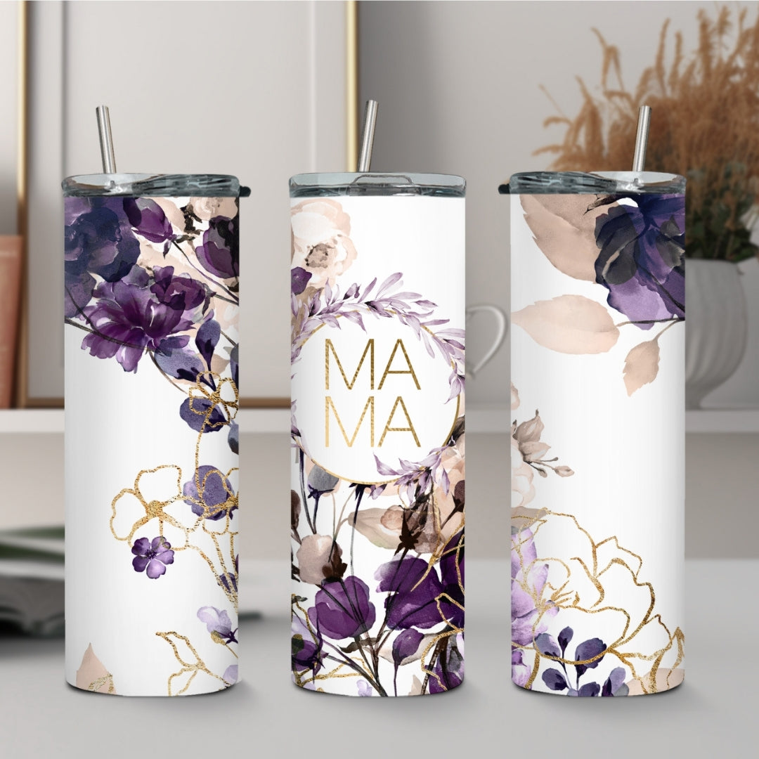Floral Mama Tumbler