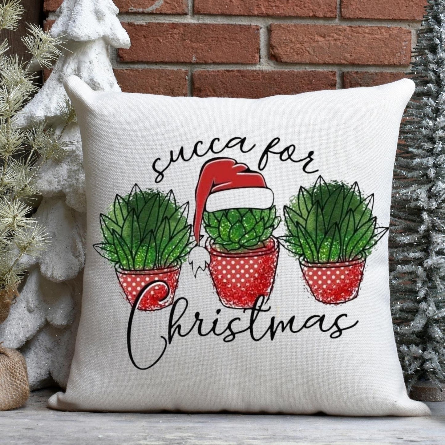 Succa For Christmas Pillow Cover