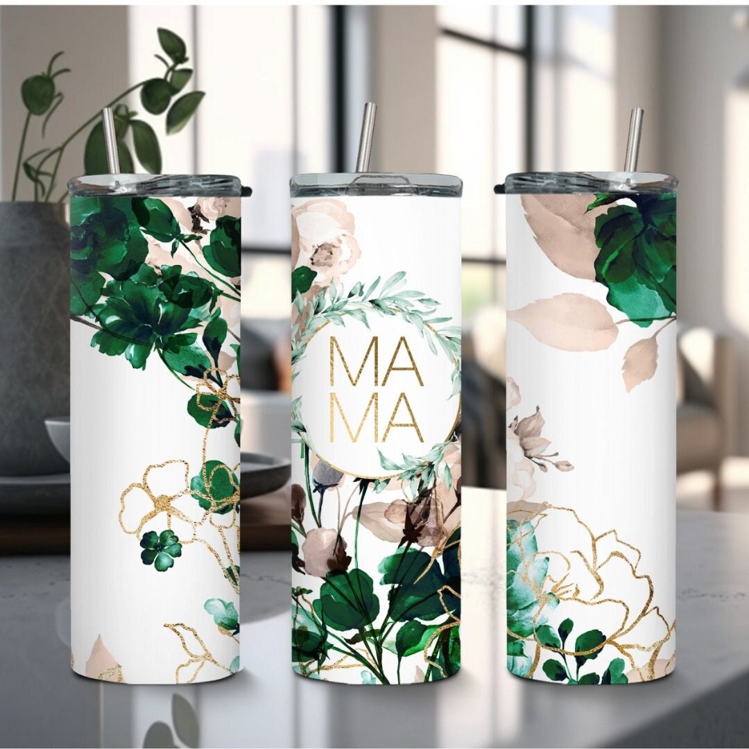 Floral Mama Tumbler