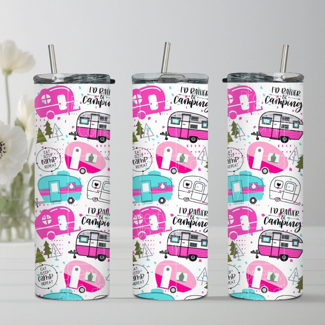 I'd Rather Be Camping Tumbler