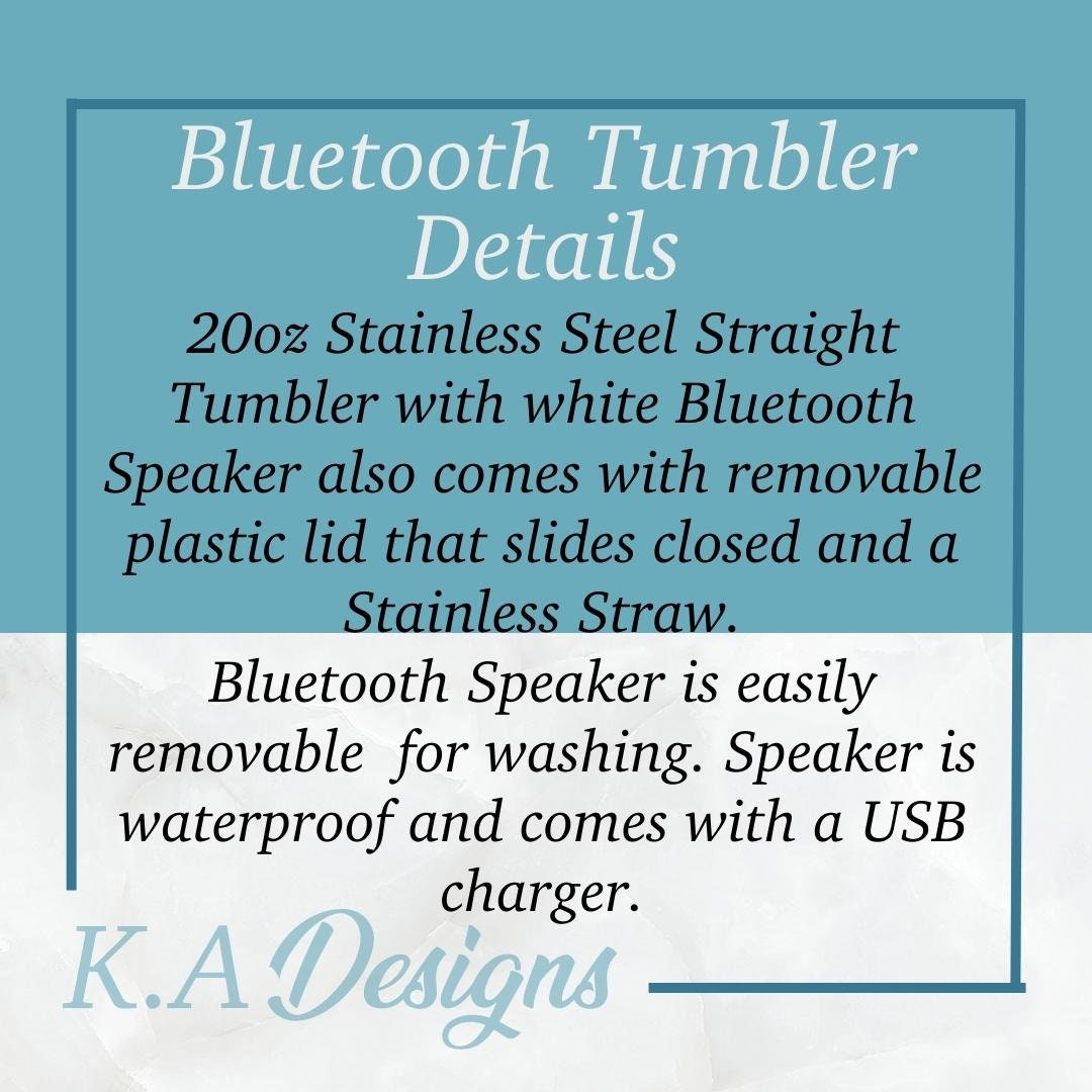 Custom Bluetooth Speaker Tumbler