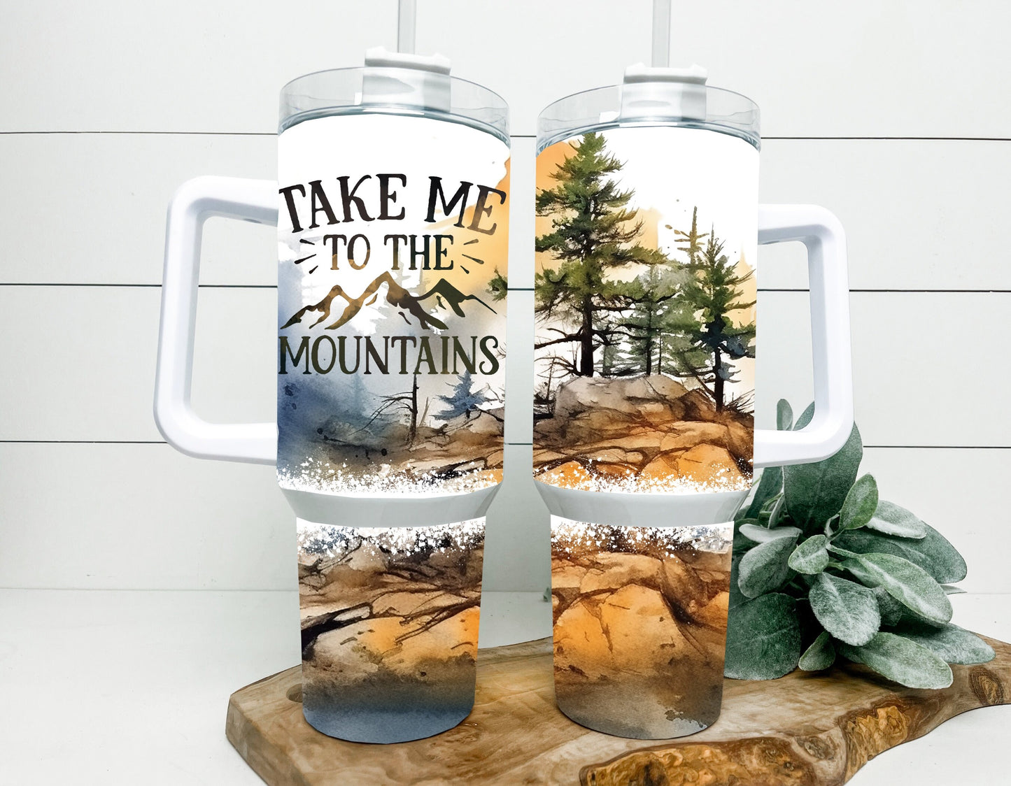 Take Me To The Mountains 40oz Tumbler